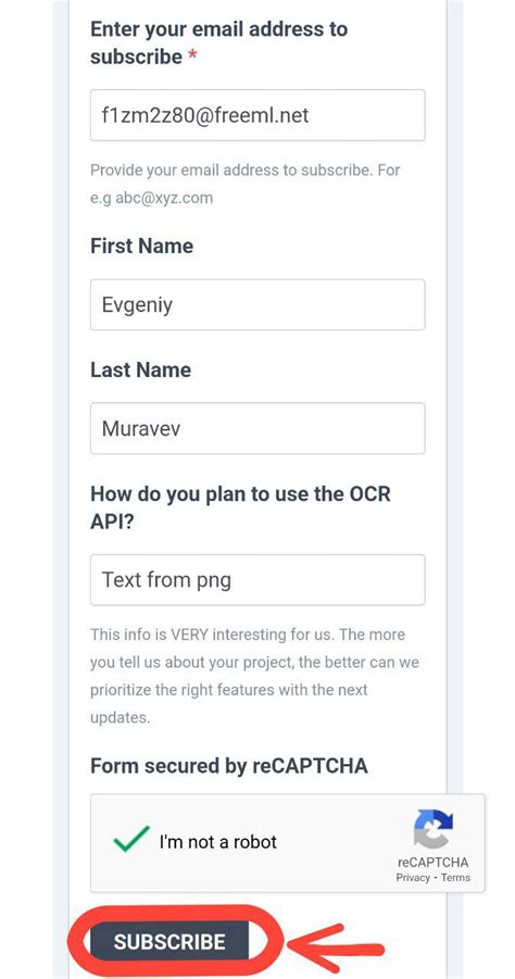 Получение OCR API KEY — Teletype