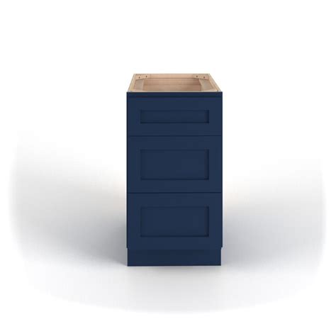 Valleywood Cabinetry 12-in Marine Blue Bathroom Vanity Base Cabinet ...