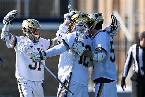 Notre Dame releases its 2023 Men's Lacrosse Schedule - One Foot Down