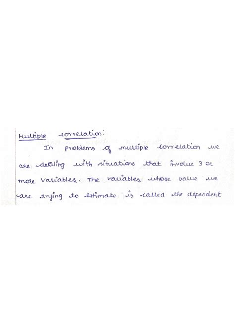 Image result for Coefficient of Multiple Correlation Explained