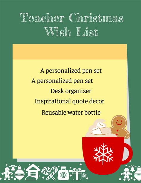 Free Christmas List Templates, Editable and Printable