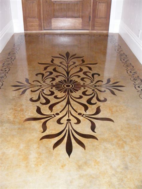 Stenciling Floors