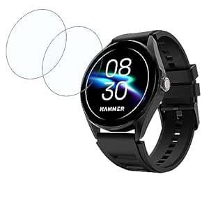 DVTECH® (Pack of 02 Clear View Best Fit Smartwatch Screen protector for ...