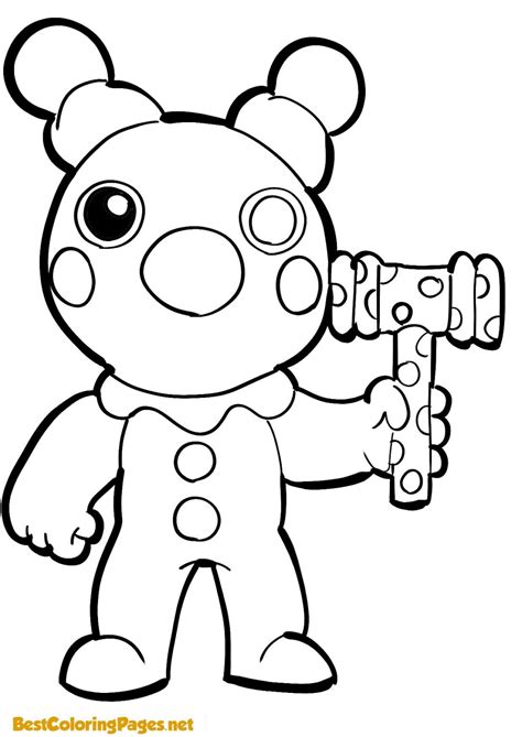 Piggy Roblox Coloring Pages Free