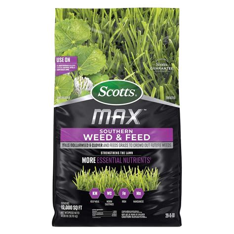 Scotts MAX Southern Weed & Feed, 41.38 Pound (12,000 Square Feet ...