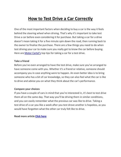 Image result for Test-Drive Tutorial