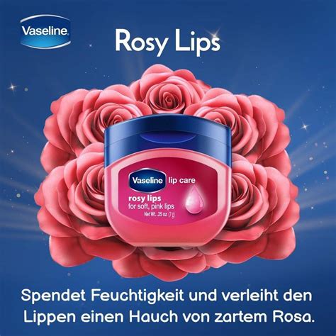 Vaseline Lip Therapy Lip Balm Mini, Rosy Lips | Lip Repair in a ...