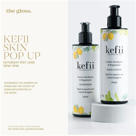 Kefii Skin Pop Up, 79 Walton St, London, 1 June 2024 | AllEvents