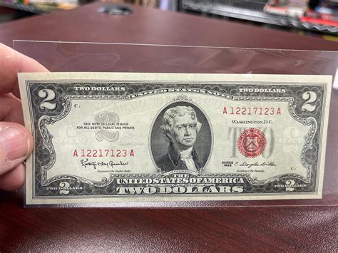 Lot - 1963 RED SEAL $2 BILL