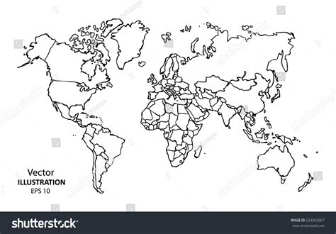 Countries Map Drawing 的图像结果