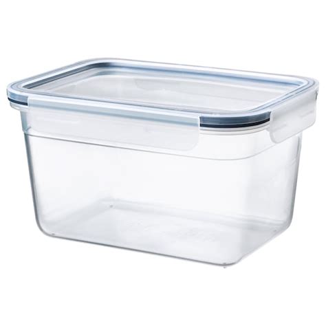 IKEA 365+ food container with lid, rectangular/plastic, 2.0 l (68 oz ...