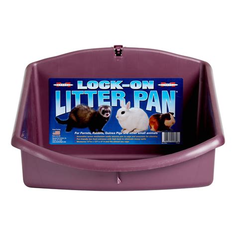 Marshall Pet Products Small Animal High Back Lock On Litter Pan ...