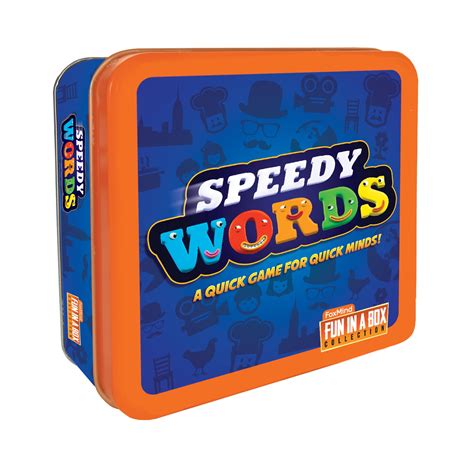 FoxMind Games Speedy Words Card Game - Walmart.com