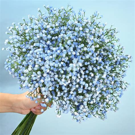 Amazon.com: Artflower Babys Breath Artificial Flowers, 20Pcs Fake Baby ...