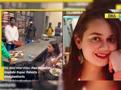 IAS Tina Dabi goes saree shopping, video goes viral