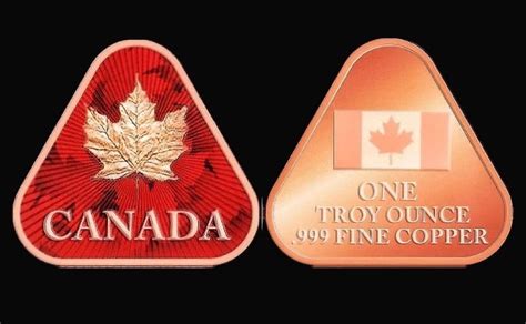 2024 Canada Maple Leaf Colorized 1 AVDP Oz Copper Bar – Numismate®