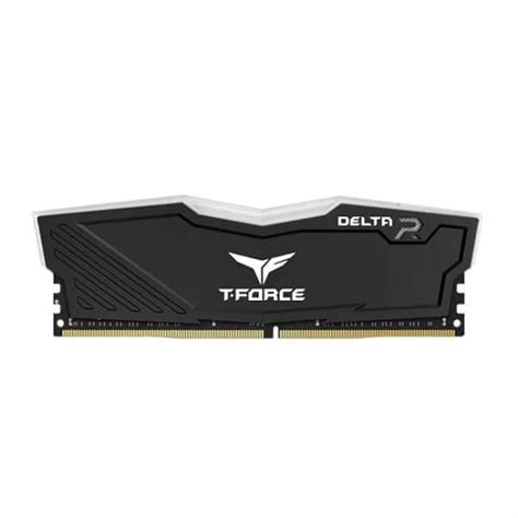 TEAMGROUP T-FORCE DELTA RGB 8GB (8GBX1) DDR4 3200MHZ BLACK