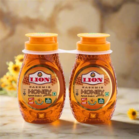 Lion Kashmir Honey | Pure Kashmir Honey 1+1 (400gm) – Lion Dates