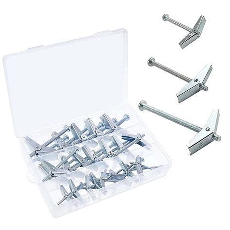 24 Pcs Toggle Bolt and Wing Nut Kit for Hanging Heavy Items on Drywall ...