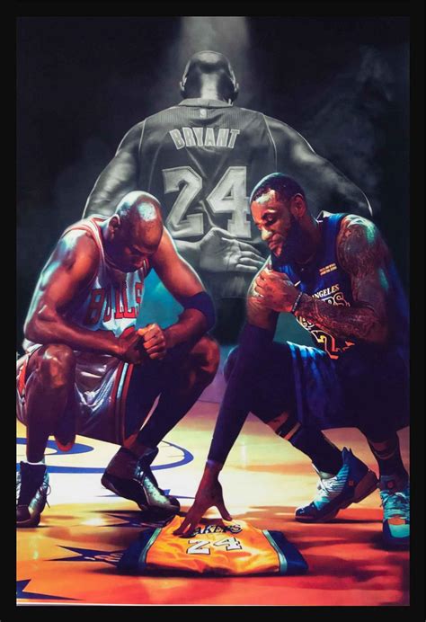 🔥 Free Download Kobe Bryant Michael Jordan Lebron James Poster ...