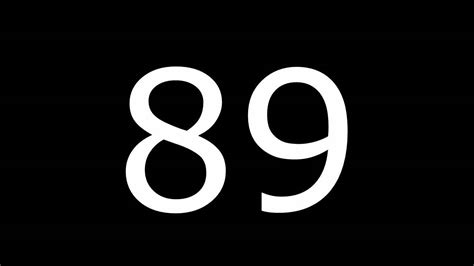 Число "89" Number