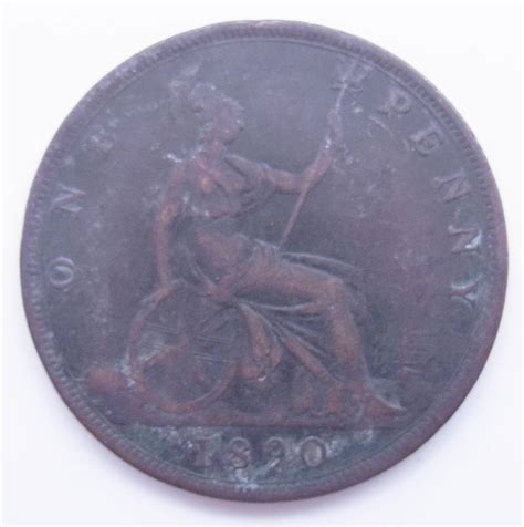 イギリス 1890 ヴィクトリア女王 1ペニー ONE PENNY VICTORIA D.G. BRITT REG:F:D コイン 硬貨 アンティーク 英国 P0240803(ヨーロッパ ...