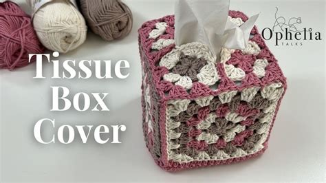 Crochet Tissue Box Cover Tutorial 的图像结果