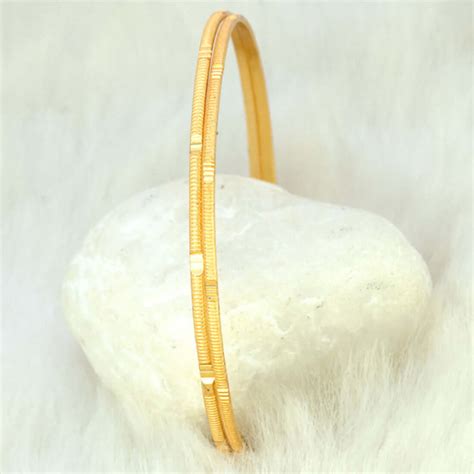 Gold Plated Classic Thin Bangles Buy Online | K Supreme
