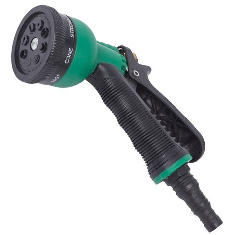 RSP Quality bit® 8 Pattern Hose Nozzle Water Spray Gun (Green) : Amazon ...