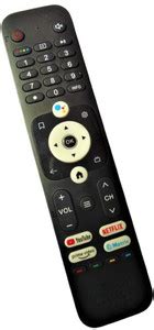 Hybite Compatible Remote for Smart 4k LED UHD HD TV(Without Voice ...