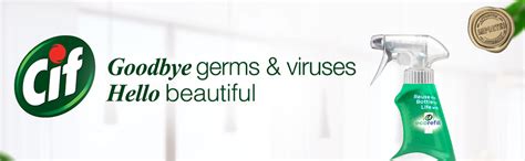 CIF Power & Shine Antibacterial MultiPurpose Cleaner Spray for Kitchen ...