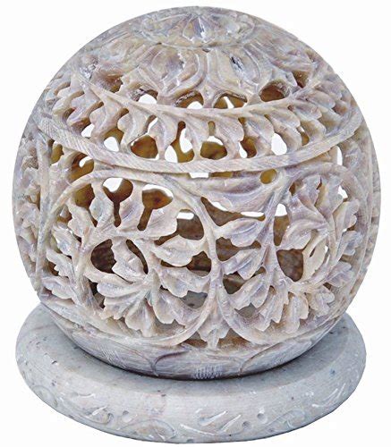 Buy AVS STORE Earthenware Beautiful Stone Sculpture Candle Tealight ...