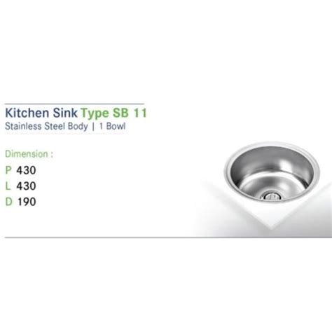 Jual KITCHEN SINK ROYAL BAK TEMPAT CUCI PIRING type SB11 - Kab. Bandung ...