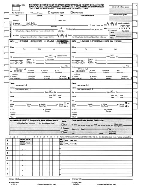 1999 Form NC DMV-349 Fill Online, Printable, Fillable, Blank - pdfFiller
