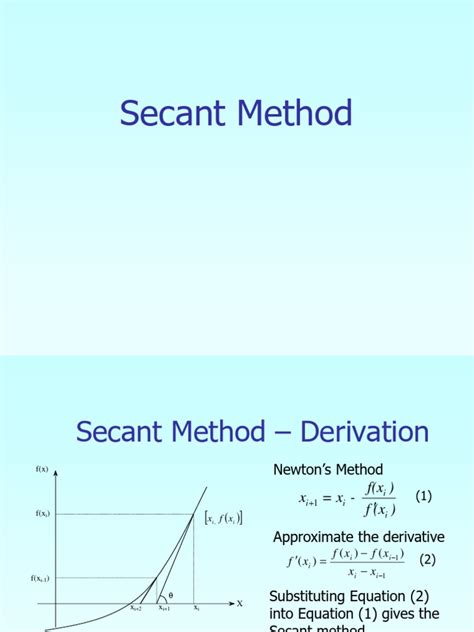 Image result for Secant Method C