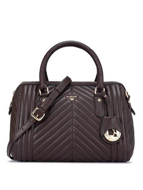 Da Milano Genuine Leather Brown Ladies Bags (LB-4459B) : Amazon.in: Fashion
