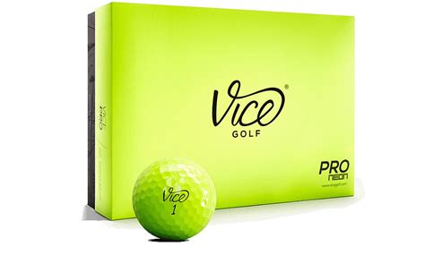 Vice Golf Buy Vice Pro Golf Balls - Neon Lime (12 Pack) at Ubuy India