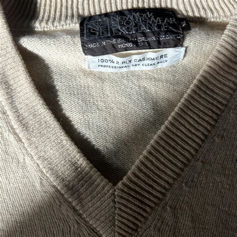 pastel yellow cashmere sweater! best fits size... - Depop