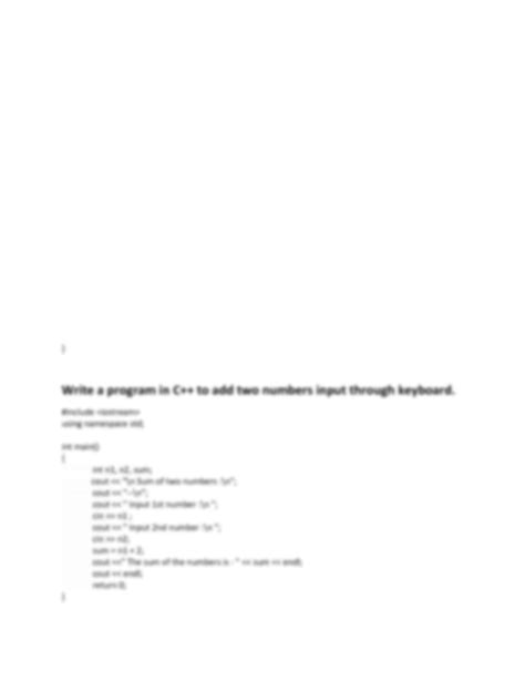 Simple Program in C 的图像结果