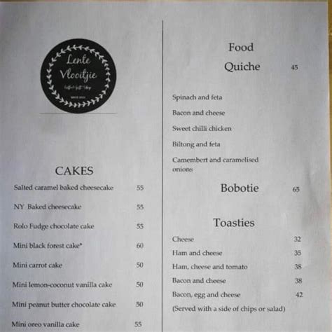 LENTE VLOOITJIE, Kroondal - Restaurant Reviews & Photos - Tripadvisor