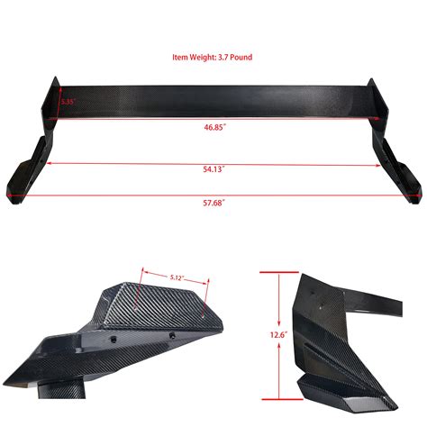 DIYISIR for Honda Civic 10th Spoiler Hatchback Civic 2016-2021FK4 FK7 ...