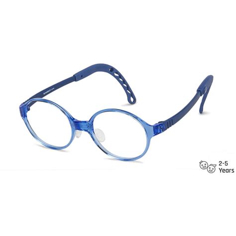 Buy Kids Glasses: Blue Transparent Full Rim Round Kid 2-5 yrs Hooper ...
