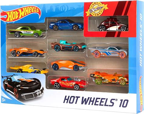 Hot Wheels Set of 10 1:64 Scale Toy Trucks and Cars India | Ubuy