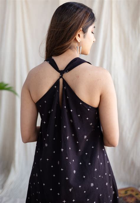 Indian Ethnic Women's Ditya Ajrakh Cotton Dress – THE INDIAN ETHNIC CO.