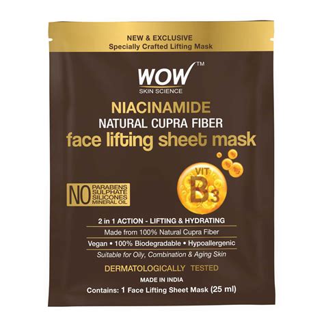 Buy WOW SKIN SCIENCE HIMALAYAN ROSE CUPRA FACE LIFTING MASK SHEET 25 ML ...