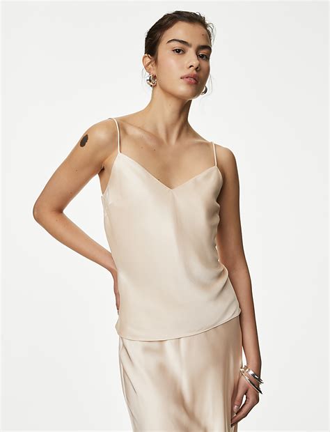 Buy Satin Cami Top at Marks & Spencer