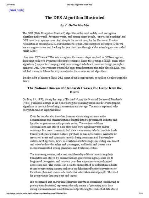 Des Algorithm Example 的图像结果