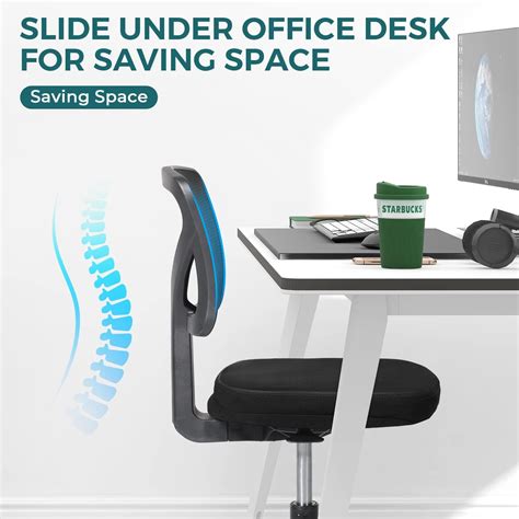 Buy Desk Chair, Swivel Computer Office Mesh Desk Chair Armless Office ...
