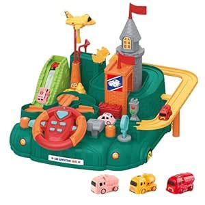 Kidology Race Track Car Adventure Toy - Educational Playset for Kids ...