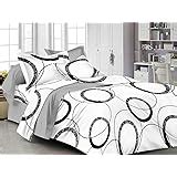 Buy Ahmedabad Cotton Comfort 160 TC Double Bedsheet with 2 Pillow ...